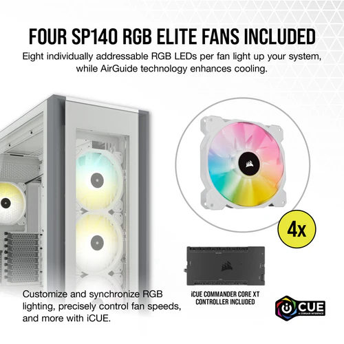 Corsair iCUE 7000X RGB Tempered Glass Full-Tower