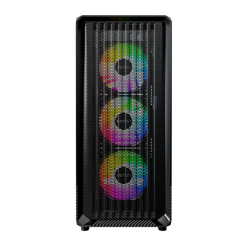 Montech X5 ATX Mid-Tower Carbon Fiber Print TG Side Panel & Mesh Front