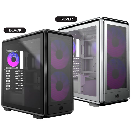 Cooler Master MasterFrame 600 Mesh Mid-Tower (Black, Silver) - Image 4